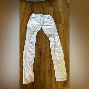 White Cotton Blend Garment - Size XS